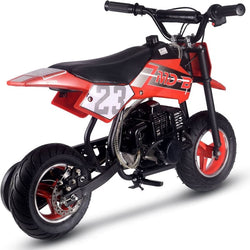 MotoTec Supermoto 50cc 2-Stroke Kids Dirt Bike Gas Dirt Bikes MotoTec