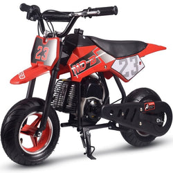 MotoTec Supermoto 50cc 2-Stroke Kids Dirt Bike Gas Dirt Bikes MotoTec