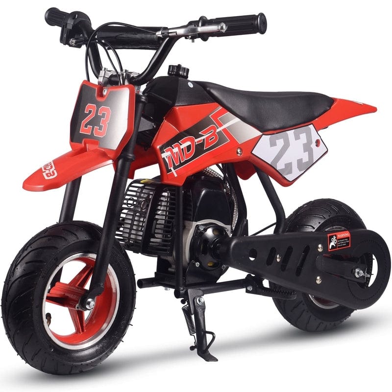 MotoTec Supermoto 50cc 2-Stroke Kids Dirt Bike Gas Dirt Bikes MotoTec