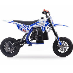 MotoTec Villain 52cc 2-Stroke Kids Gas Dirt Bike Gas Dirt Bikes MotoTec