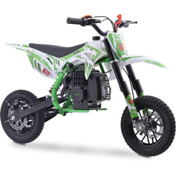 MotoTec Villain 52cc 2-Stroke Kids Gas Dirt Bike Gas Dirt Bikes MotoTec Green