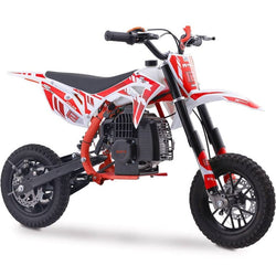 MotoTec Villain 52cc 2-Stroke Kids Gas Dirt Bike Gas Dirt Bikes MotoTec Red