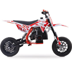 MotoTec Villain 52cc 2-Stroke Kids Gas Dirt Bike Gas Dirt Bikes MotoTec
