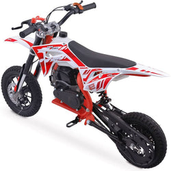 MotoTec Villain 52cc 2-Stroke Kids Gas Dirt Bike Gas Dirt Bikes MotoTec