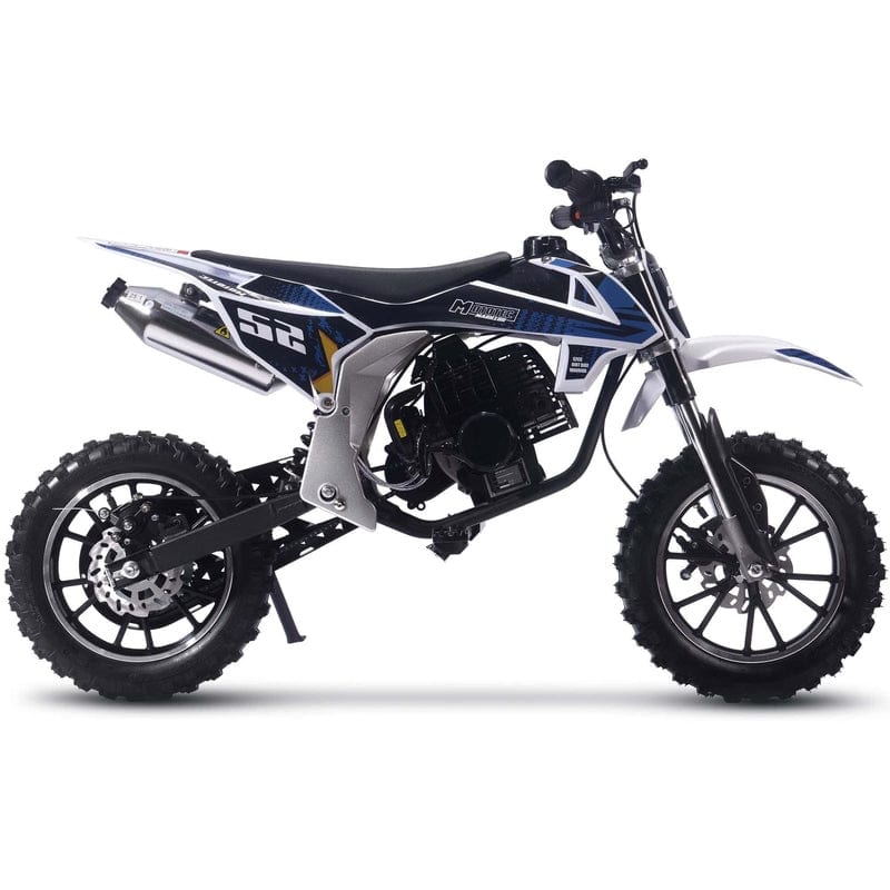 MotoTec Warrior 52cc 2-Stroke Kids Gas Dirt Bike Gas Dirt Bikes MotoTec