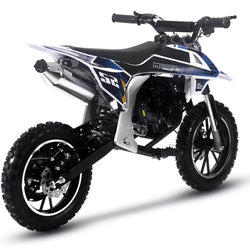MotoTec Warrior 52cc 2-Stroke Kids Gas Dirt Bike Gas Dirt Bikes MotoTec