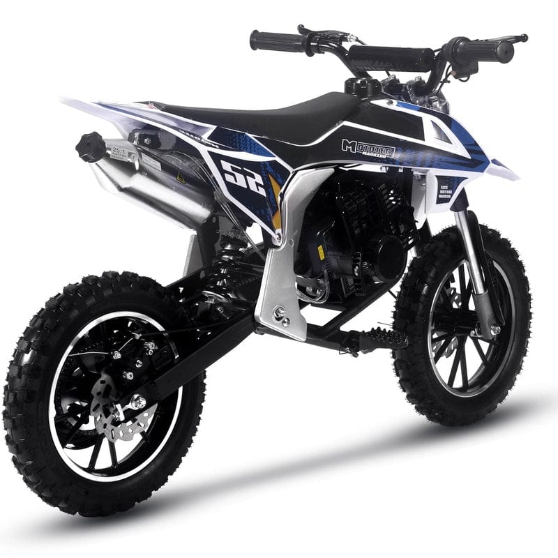MotoTec Warrior 52cc 2-Stroke Kids Gas Dirt Bike Gas Dirt Bikes MotoTec