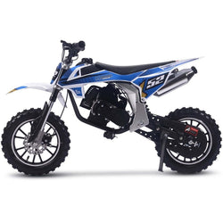 MotoTec Warrior 52cc 2-Stroke Kids Gas Dirt Bike Gas Dirt Bikes MotoTec