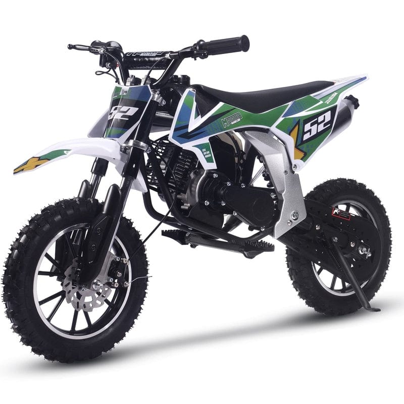 MotoTec Warrior 52cc 2-Stroke Kids Gas Dirt Bike Gas Dirt Bikes MotoTec