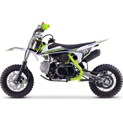 MotoTec X1 110cc 4-Stroke Gas Dirt Bike Green Gas Dirt Bikes MotoTec