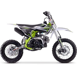MotoTec X2 110cc 4-Stroke Gas Dirt Bike Green Gas Dirt Bikes MotoTec