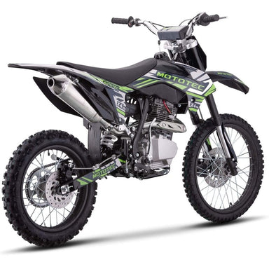 MotoTec X4 150cc 4-Stroke Gas Dirt Bike Black Gas Dirt Bikes MotoTec