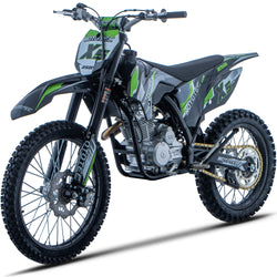 MotoTec X5 250cc 4-Stroke Gas Dirt Bike Black