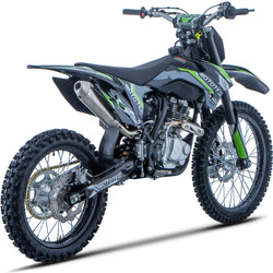 MotoTec X5 250cc 4-Stroke Gas Dirt Bike Black