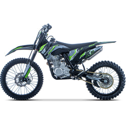 MotoTec X5 250cc 4-Stroke Gas Dirt Bike Black