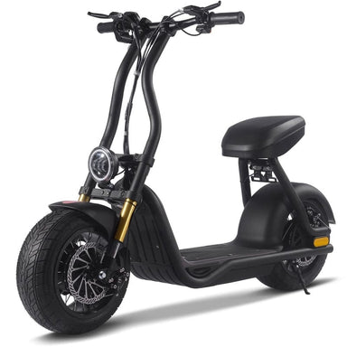 MotoTec Diablo 48v 1000w Lithium Electric Scooter Black Electric Scooters MotoTec