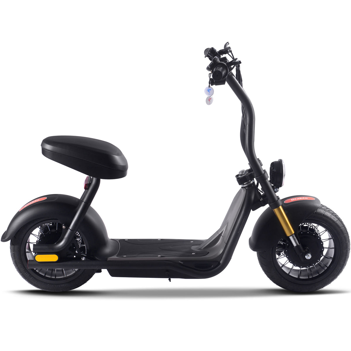 MotoTec Diablo 48v 1000w Lithium Electric Scooter White