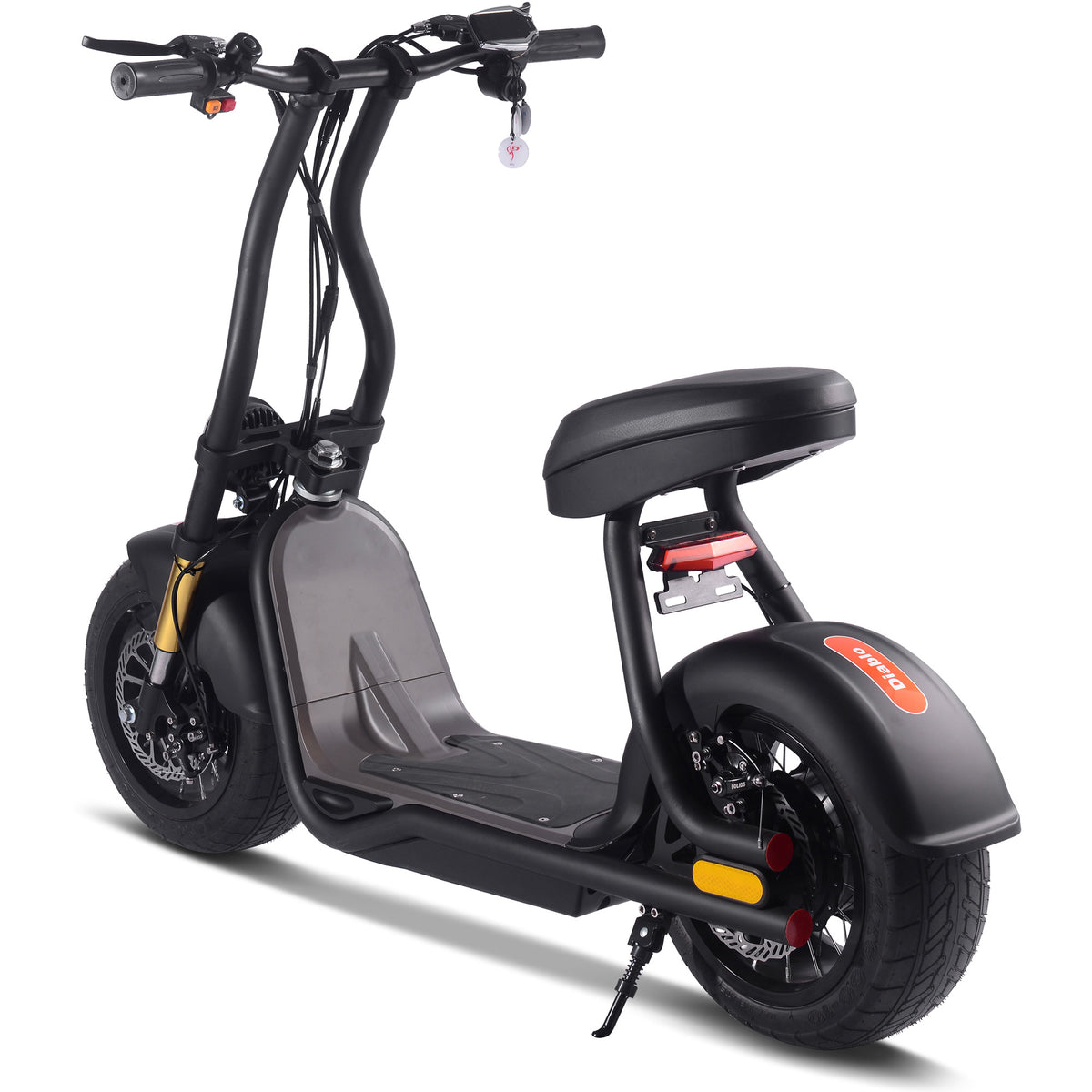 MotoTec Diablo 48v 1000w Lithium Electric Scooter White
