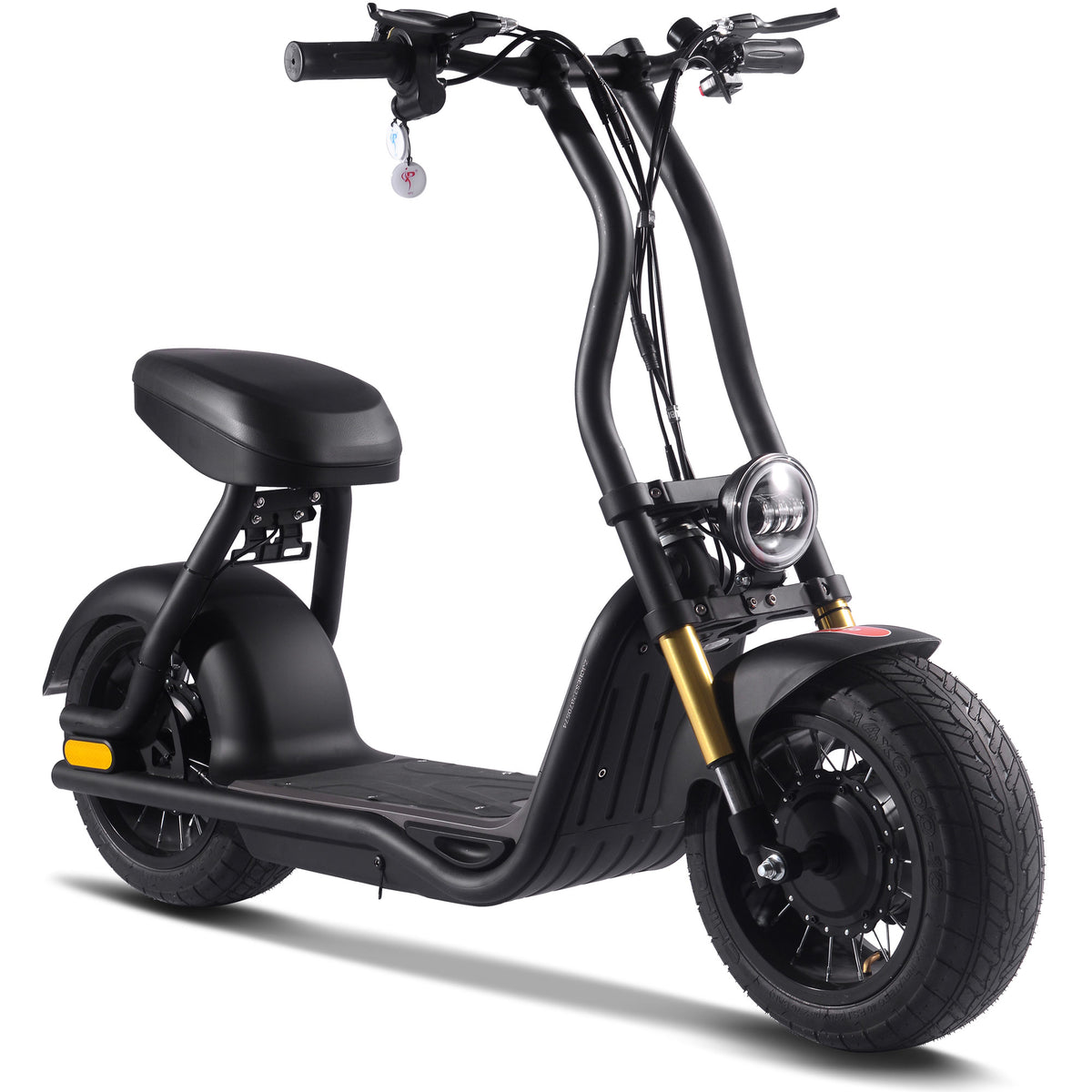 MotoTec Diablo 48v 1000w Lithium Electric Scooter White