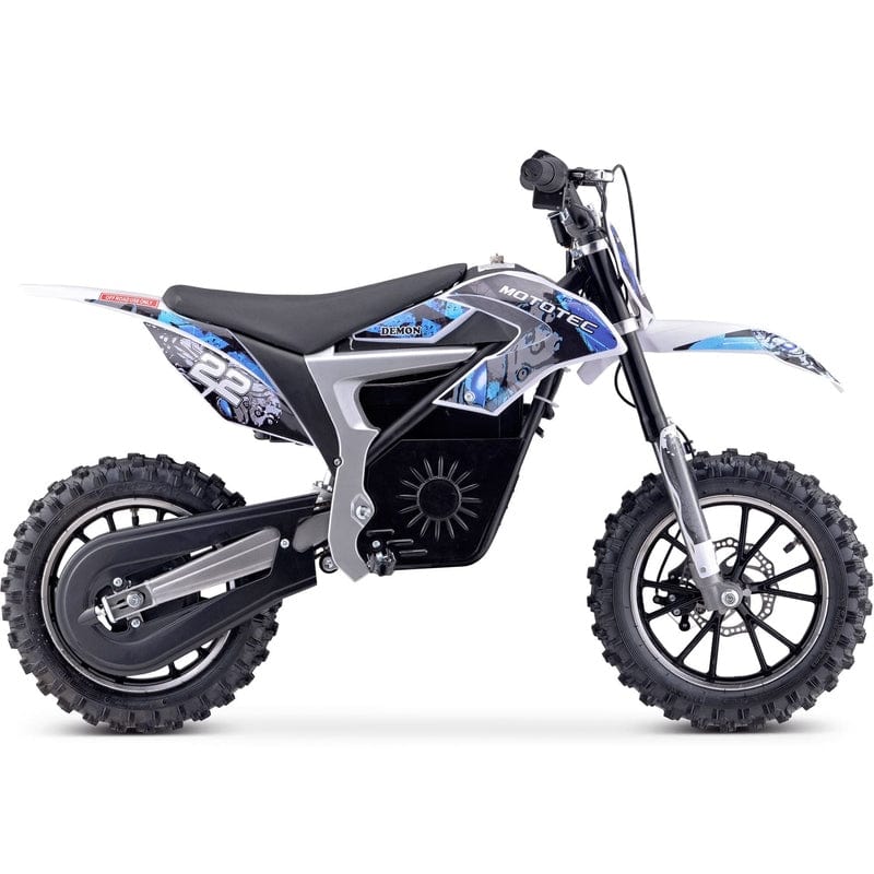MotoTec 36v 500w Demon Electric Dirt Bike Lithium Electric Dirt Bike MotoTec