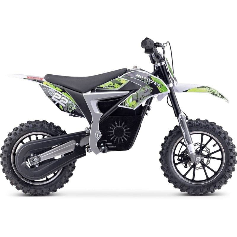 MotoTec 36v 500w Demon Electric Dirt Bike Lithium Electric Dirt Bike MotoTec