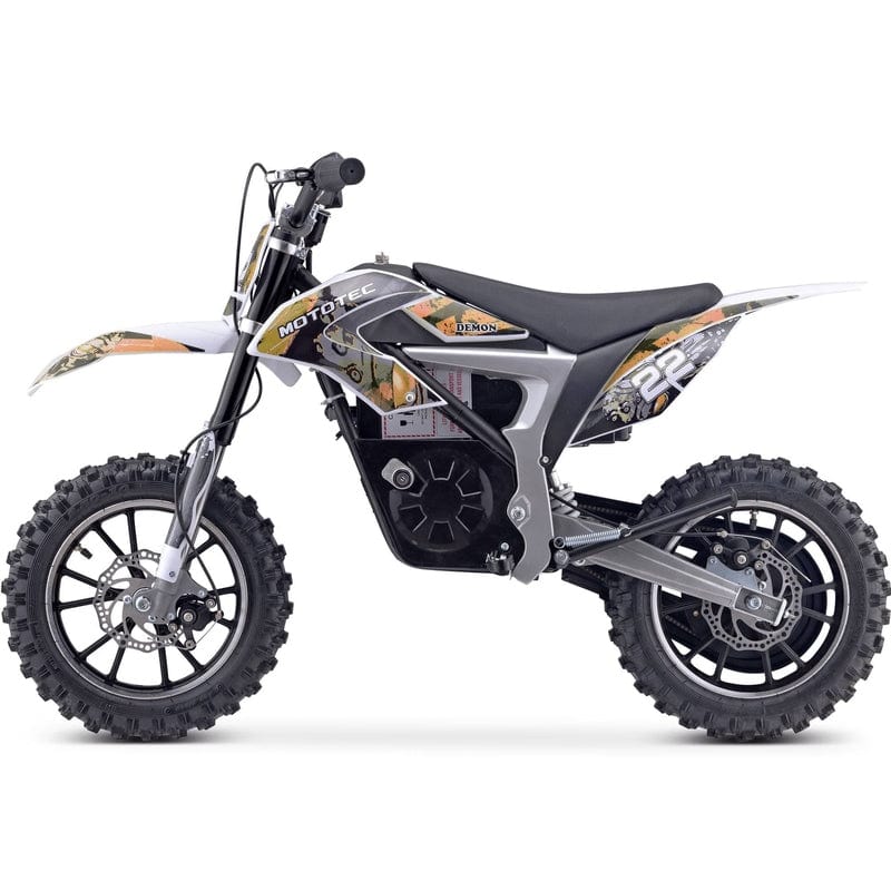 MotoTec 36v 500w Demon Electric Dirt Bike Lithium Electric Dirt Bike MotoTec