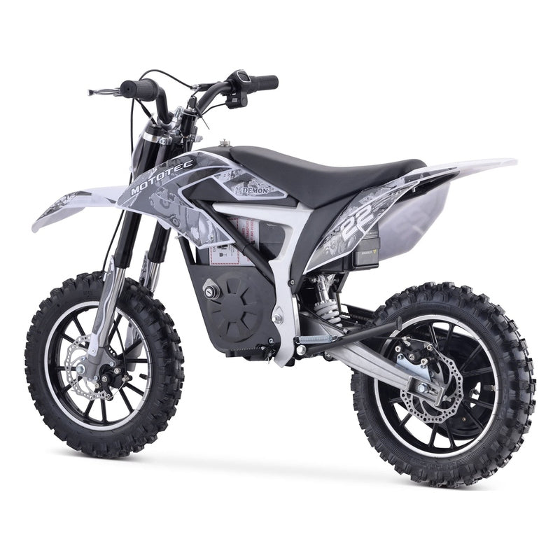 MotoTec 36v 500w Demon Electric Dirt Bike Lithium Electric Dirt Bike MotoTec