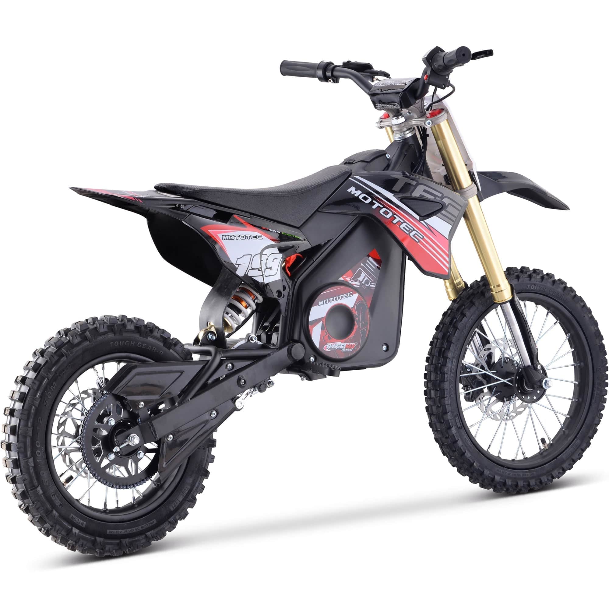 MotoTec 48v 1800w Pro Electric Dirt Bike Lithium (Pre-order: Early July) Electric Dirt Bike MotoTec