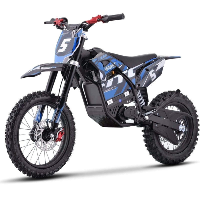 MotoTec 60v 2000w Pro Electric Dirt Bike Lithium (Pre-order: Ships Early July) Electric Dirt Bike MotoTec