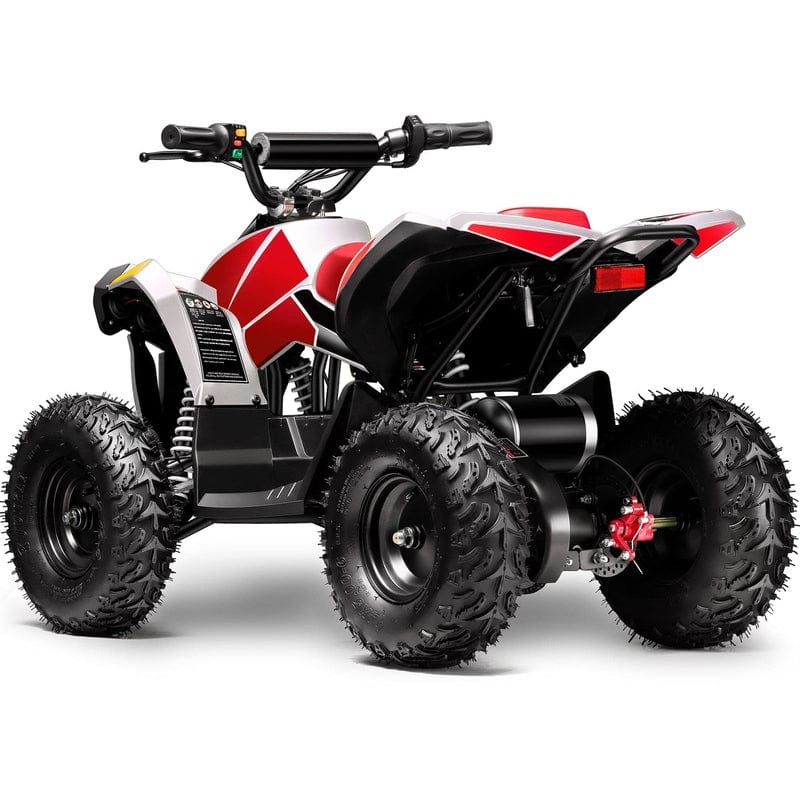 White MT-E-Bully 36v 1000w electric ATV quad bike