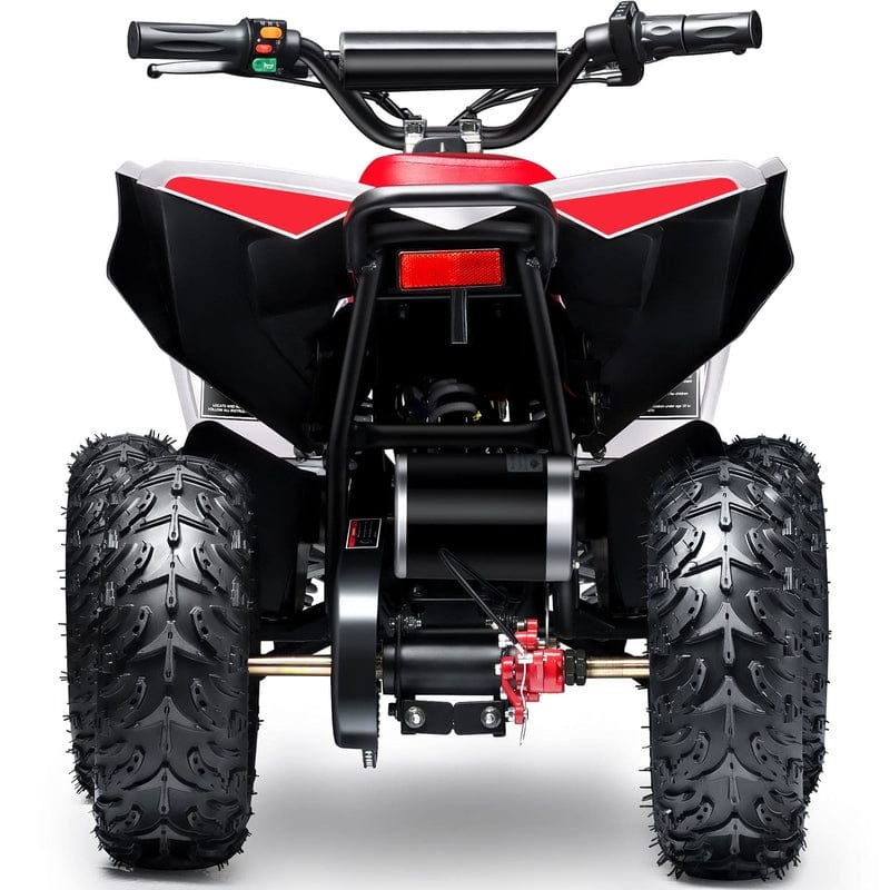 White MT-E-Bully 36v 1000w electric ATV quad bike