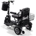 MotoTec Folding Mobility Electric Trike 48v 1000w Dual Motor Lithium Black Electric Trikes / Mobility MotoTec