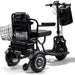 MotoTec Folding Mobility Electric Trike 48v 1000w Dual Motor Lithium Black Electric Trikes / Mobility MotoTec