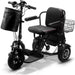 MotoTec Folding Mobility Electric Trike 48v 1000w Dual Motor Lithium Black Electric Trikes / Mobility MotoTec
