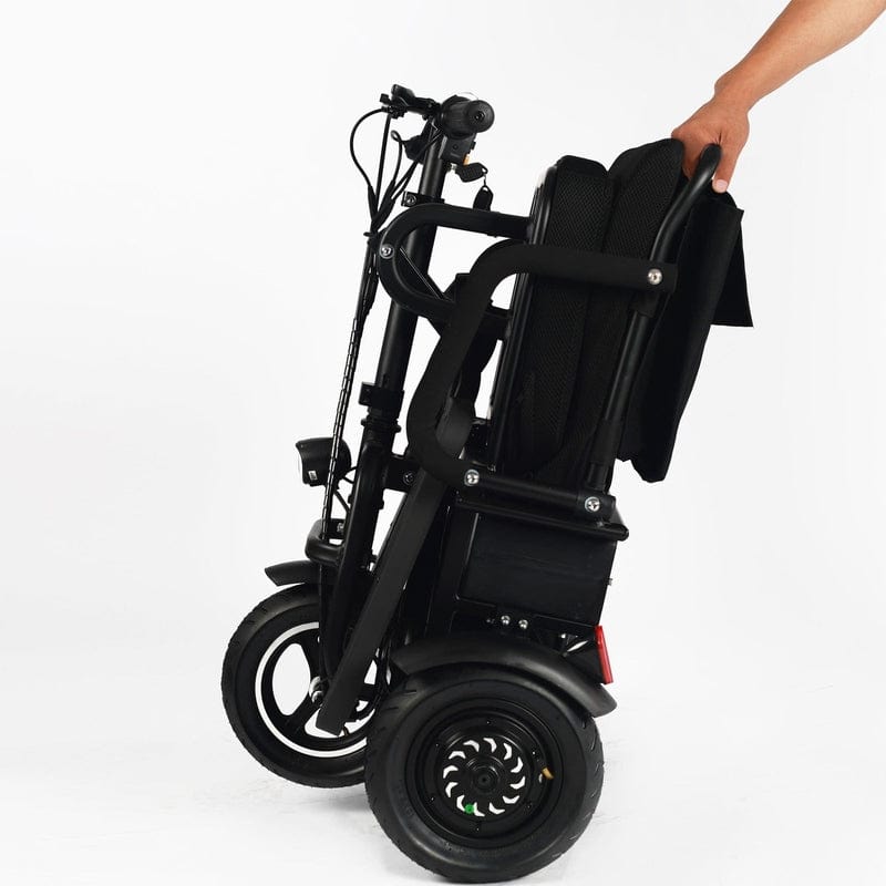 MotoTec Folding Mobility Electric Trike 48v 700w Dual Motor Lithium Black Electric Trikes / Mobility MotoTec