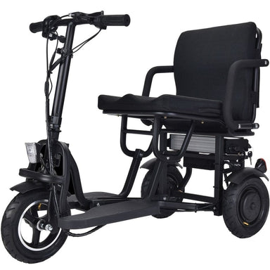 MotoTec Folding Mobility Electric Trike 48v 700w Dual Motor Lithium Black Electric Trikes / Mobility MotoTec