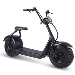 MotoTec Fat Tire 60v 18ah 2000w Lithium Electric Scooter Black Electric Scooters MotoTec