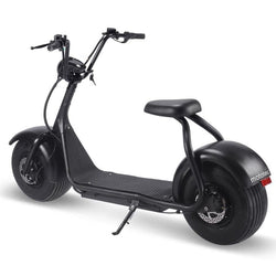 MotoTec Fat Tire 60v 18ah 2000w Lithium Electric Scooter Black Electric Scooters MotoTec