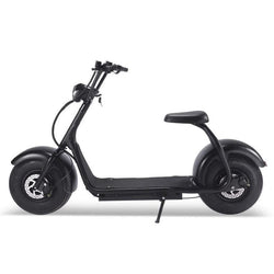 MotoTec Fat Tire 60v 18ah 2000w Lithium Electric Scooter Black Electric Scooters MotoTec