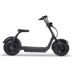 MotoTec Fat Tire 60v 18ah 2000w Lithium Electric Scooter Black Electric Scooters MotoTec