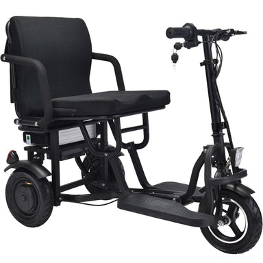 MotoTec Folding Mobility Electric Trike 48v 700w Dual Motor Lithium Black Electric Trikes / Mobility MotoTec