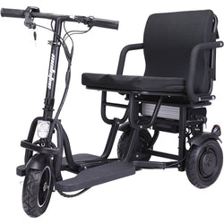 MotoTec Folding Mobility Electric Trike 48v 700w Dual Motor Lithium Black Electric Trikes / Mobility MotoTec