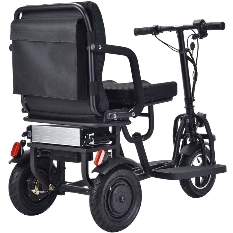 MotoTec Folding Mobility Electric Trike 48v 700w Dual Motor Lithium Black Electric Trikes / Mobility MotoTec