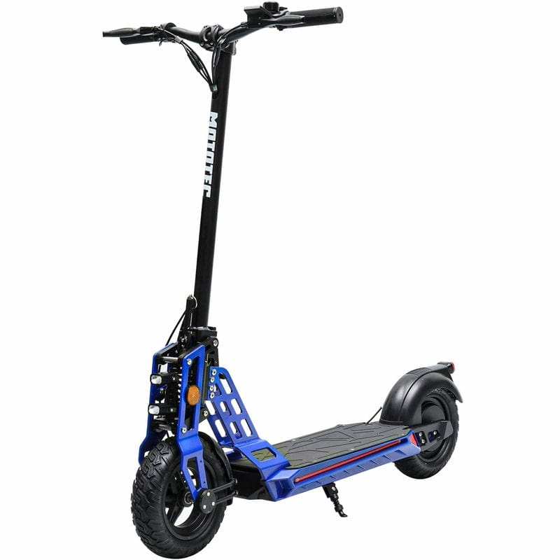 MotoTec Free Ride 48v 600w Lithium Electric Scooter Electric Scooters MotoTec Blue