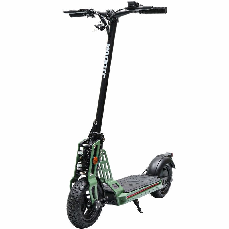 MotoTec Free Ride 48v 600w Lithium Electric Scooter Electric Scooters MotoTec Green