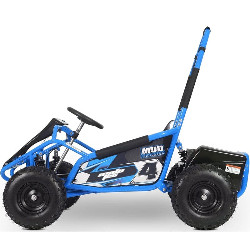 MotoTec Mud Monster Kids Electric 48v 1000w Go Kart Full Suspension Electric Go Karts MotoTec