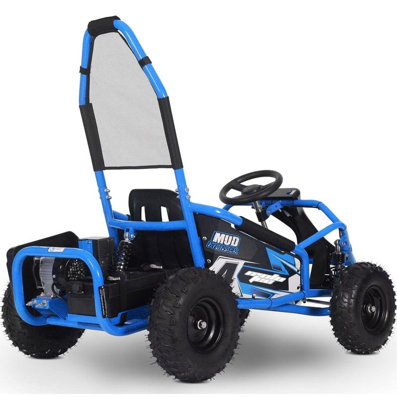 MotoTec Mud Monster Kids Electric 48v 1000w Go Kart Full Suspension Electric Go Karts MotoTec