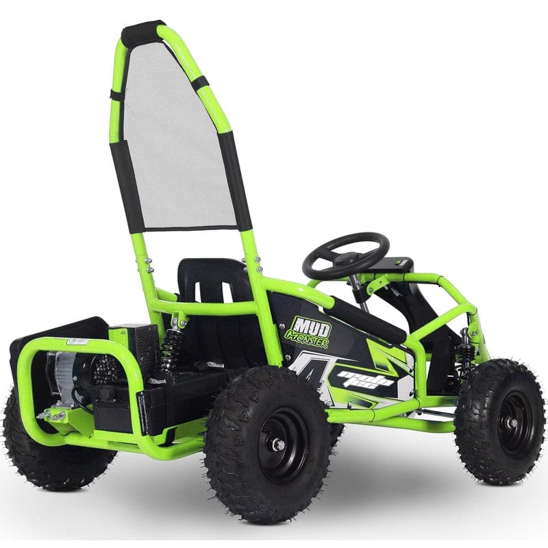 MotoTec Mud Monster Kids Electric 48v 1000w Go Kart Full Suspension Electric Go Karts MotoTec