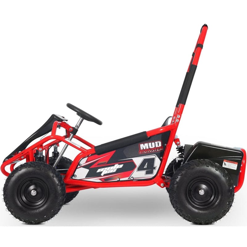 MotoTec Mud Monster Kids Electric 48v 1000w Go Kart Full Suspension Electric Go Karts MotoTec
