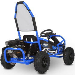 MotoTec Mud Monster Kids Gas Powered 98cc Go Kart Full Suspension Green Gas Go Karts MotoTec